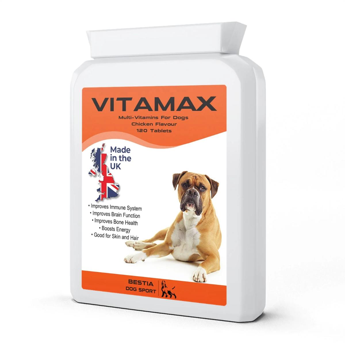 Bestia Dog Sport VitaMAX chewable multivitamin tablets for dogs