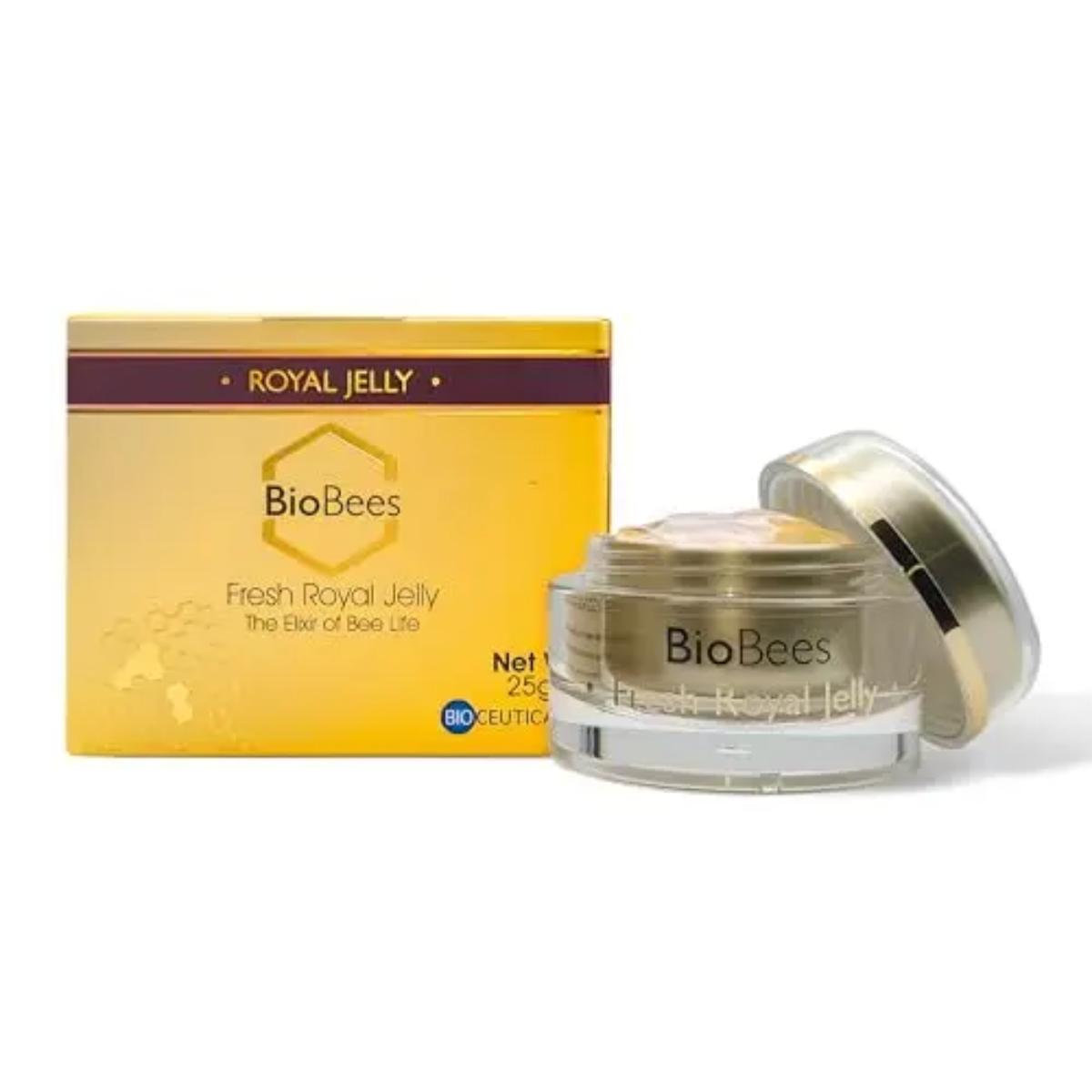 BioBees Fresh Royal Jelly jar – pure bee superfood supplement