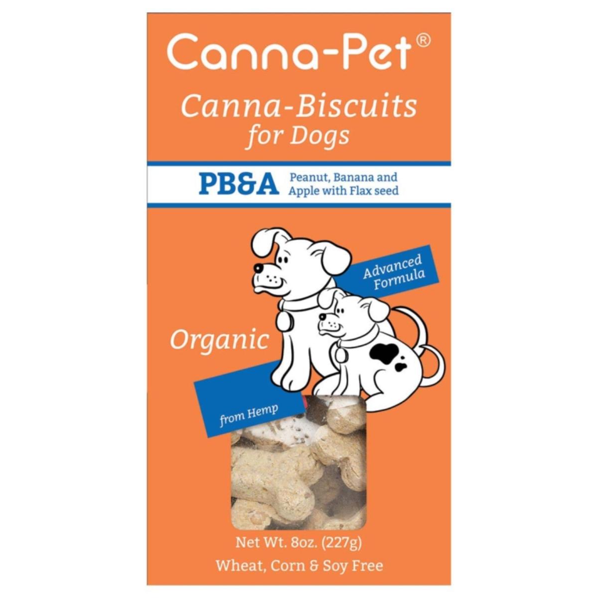 Canna-Biscuits PB&A dog treats box