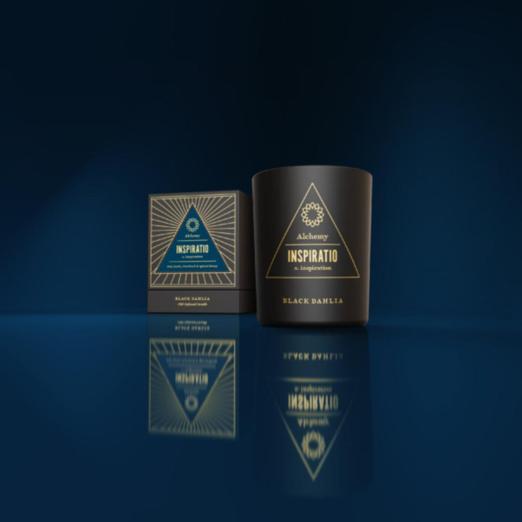 Black Dahlia Alchemy Inspiratio CBD candle