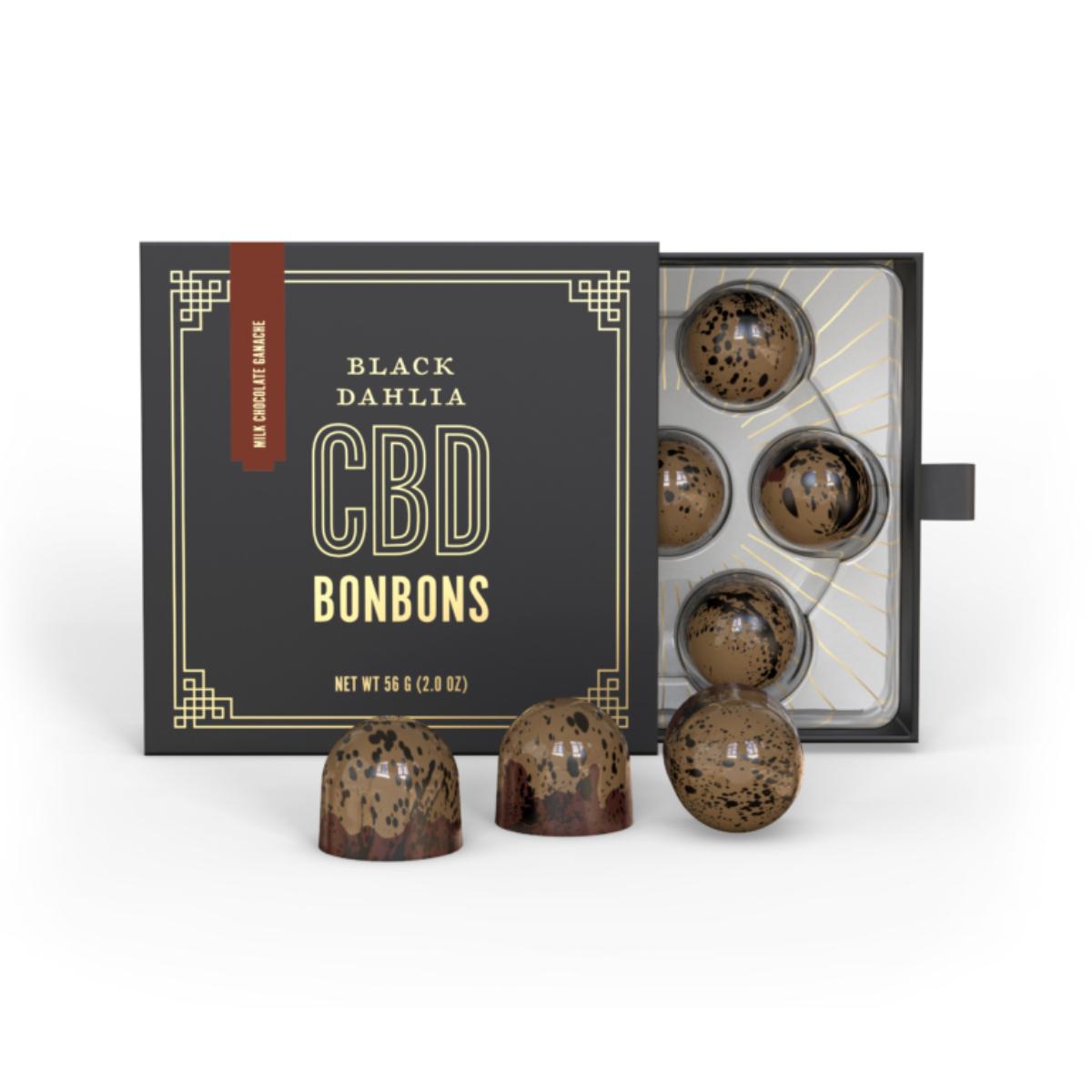 Box of Milk Chocolate Ganache CBD Bonbons