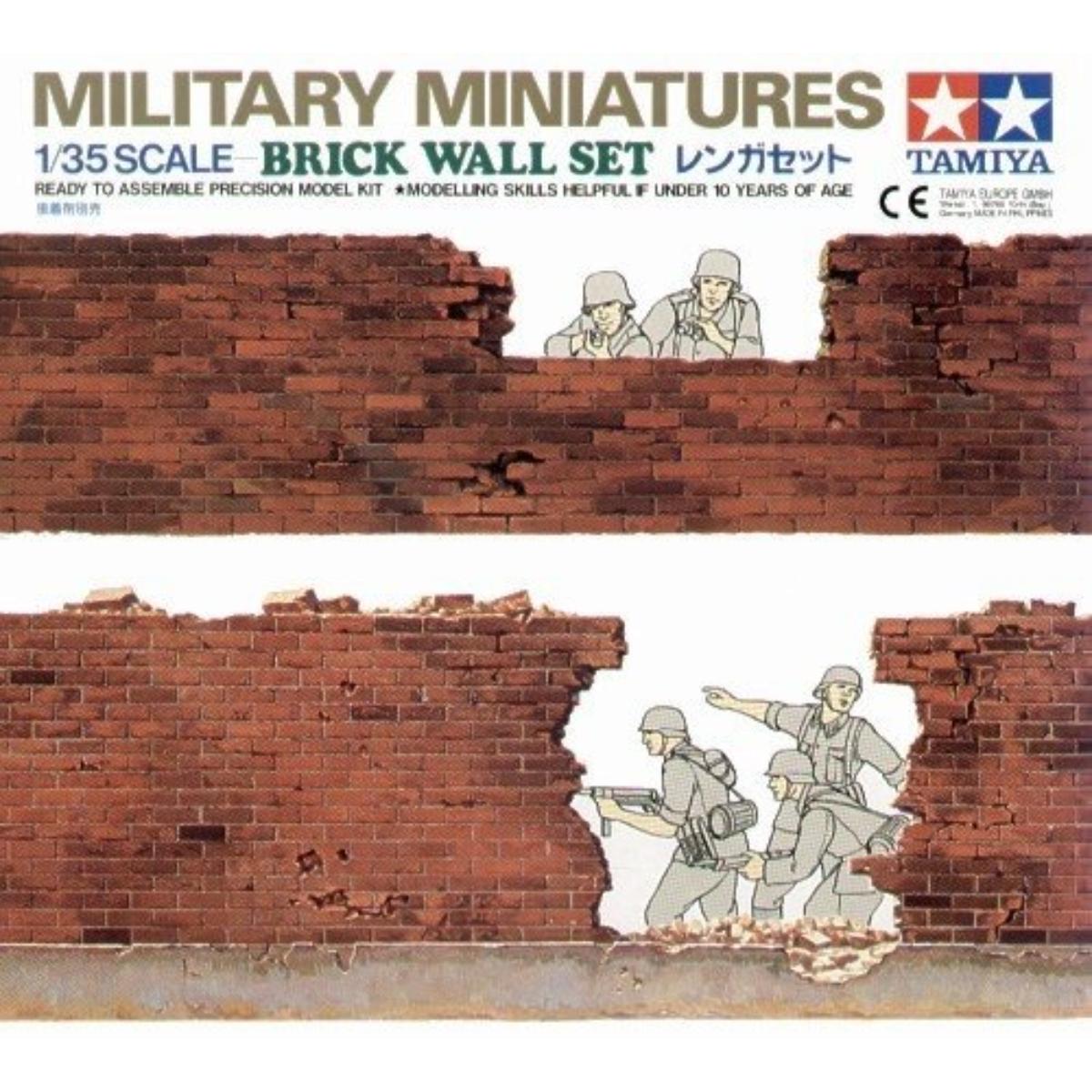 Tamiya 1:35 Briques Wall Section model kit  