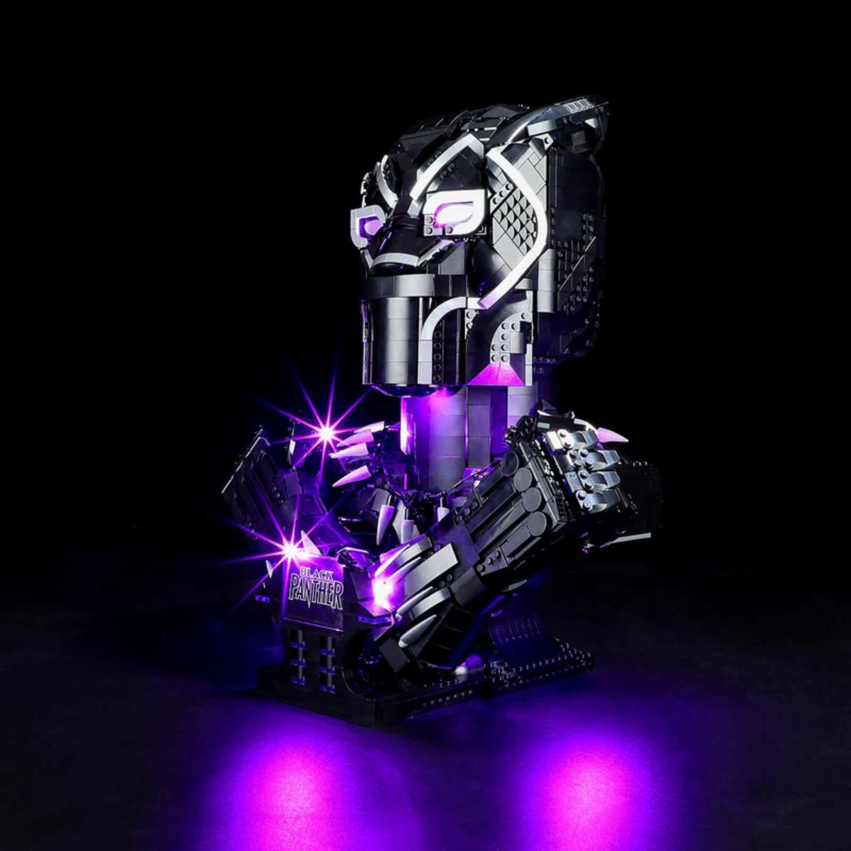 BriksMax light kit for Black Panther 76215 with LEDs