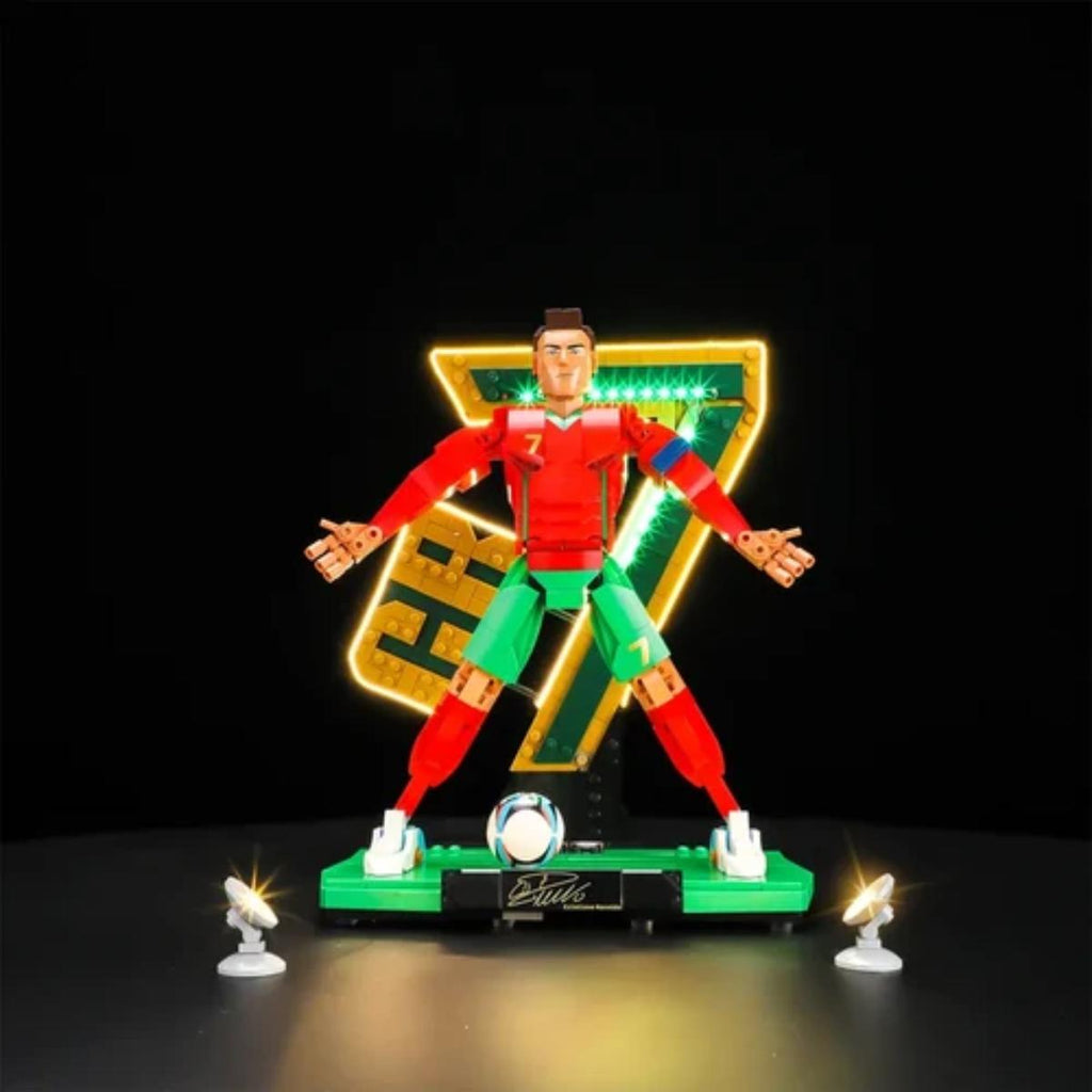 Briksmax 2.0 Green No.7 LED Light Kit for LEGO Cristiano Ronaldo Soccer Legend 43016