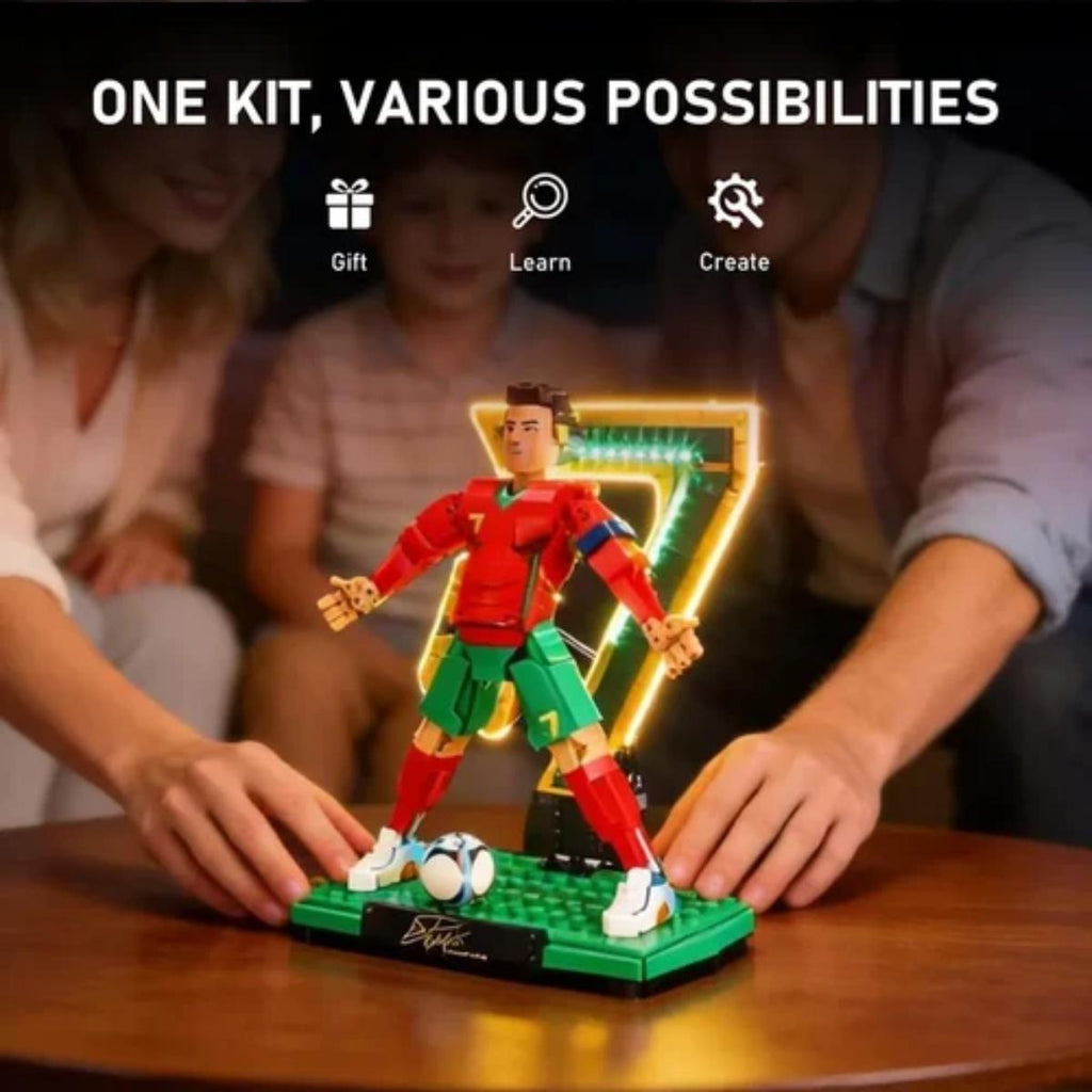 Briksmax 2.0 Green No.7 LED Light Kit for LEGO Cristiano Ronaldo Soccer Legend 43016
