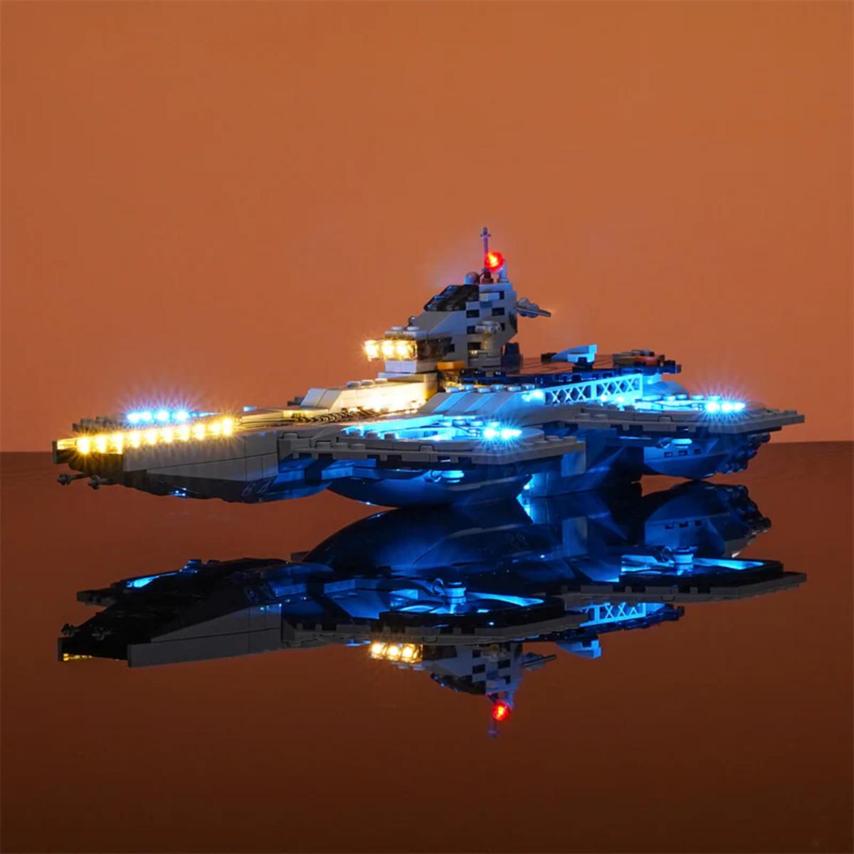 Briksmax LED light kit for Avengers Helicarrier