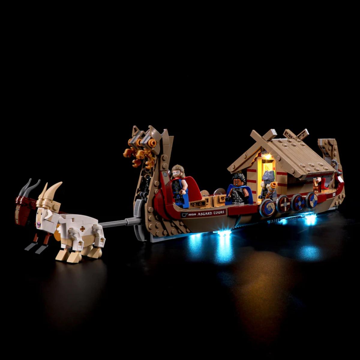 BriksMax light kit for LEGO Goat Boat 76208
