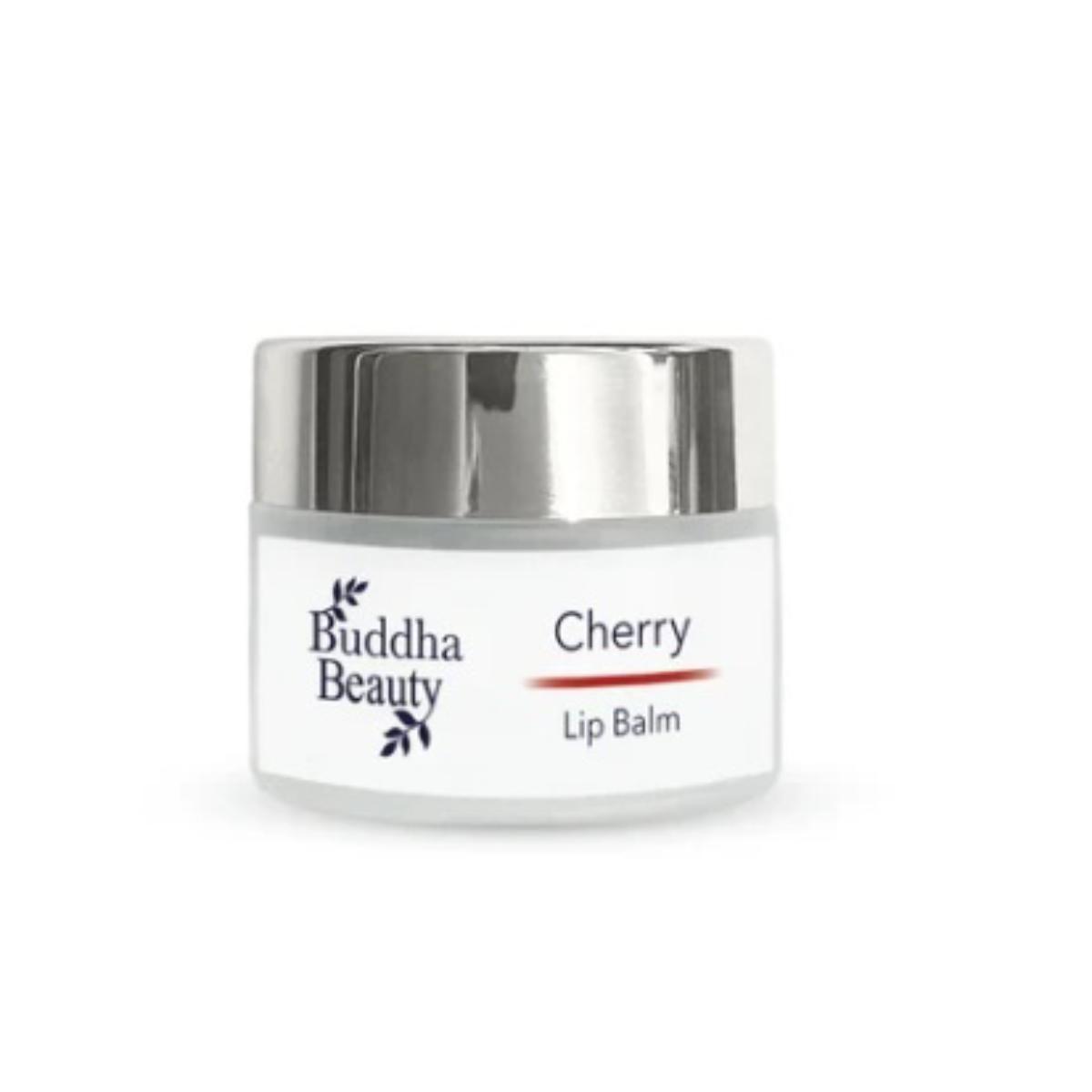 Hydrating Cherry Lip Balm tin by Buddha Beauty
