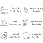 Cream cleanser infused with grapefruit, lavender and frankincense