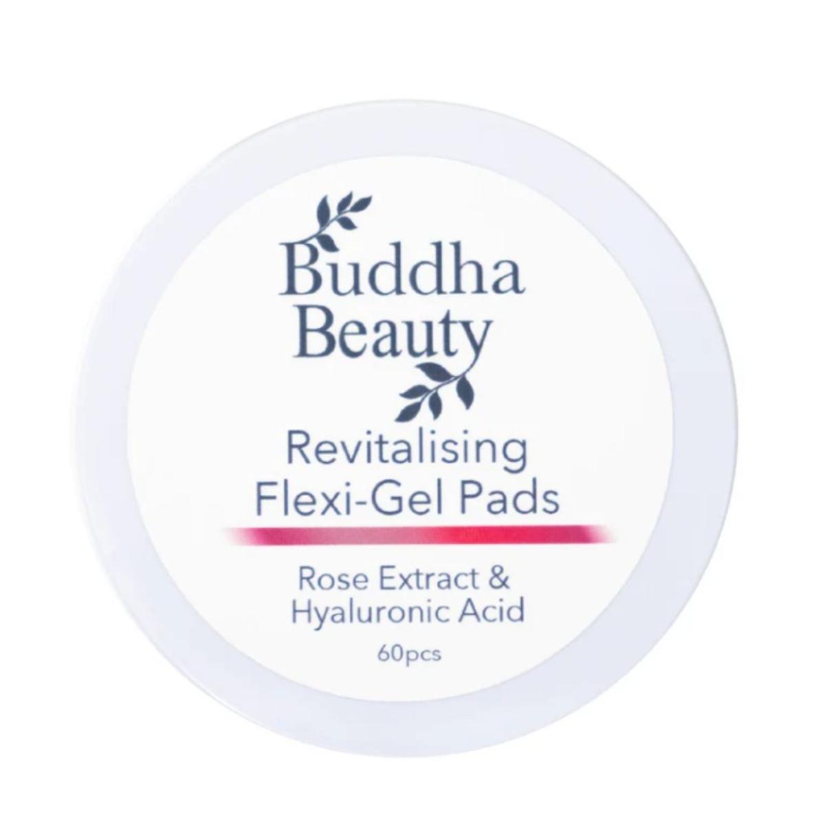 Revitalising Flexi-Gel Eye Pads jar with rose extract