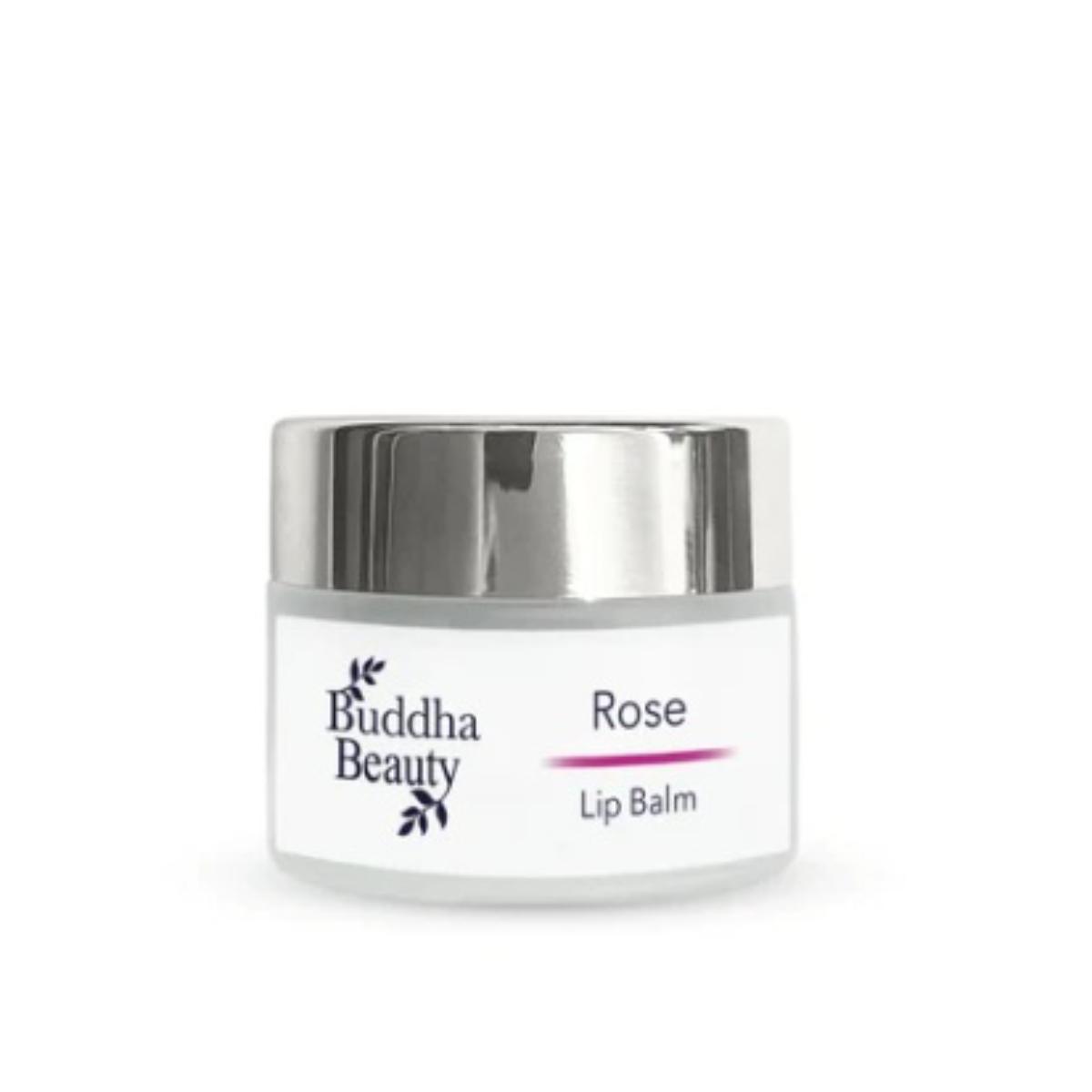 Buddha Beauty Hydrating Rose Lip Balm eco tin