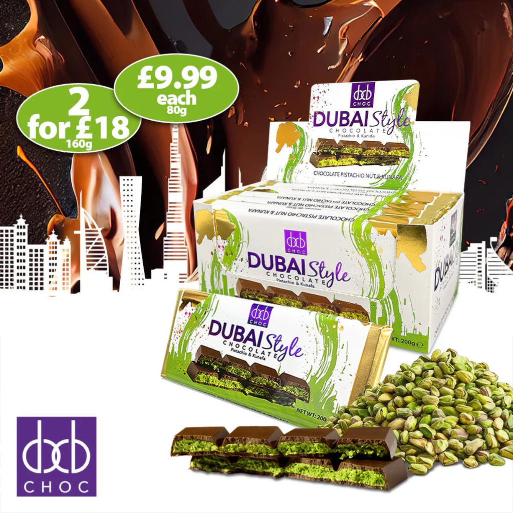 Dubai Style Chocolate Bar 200g