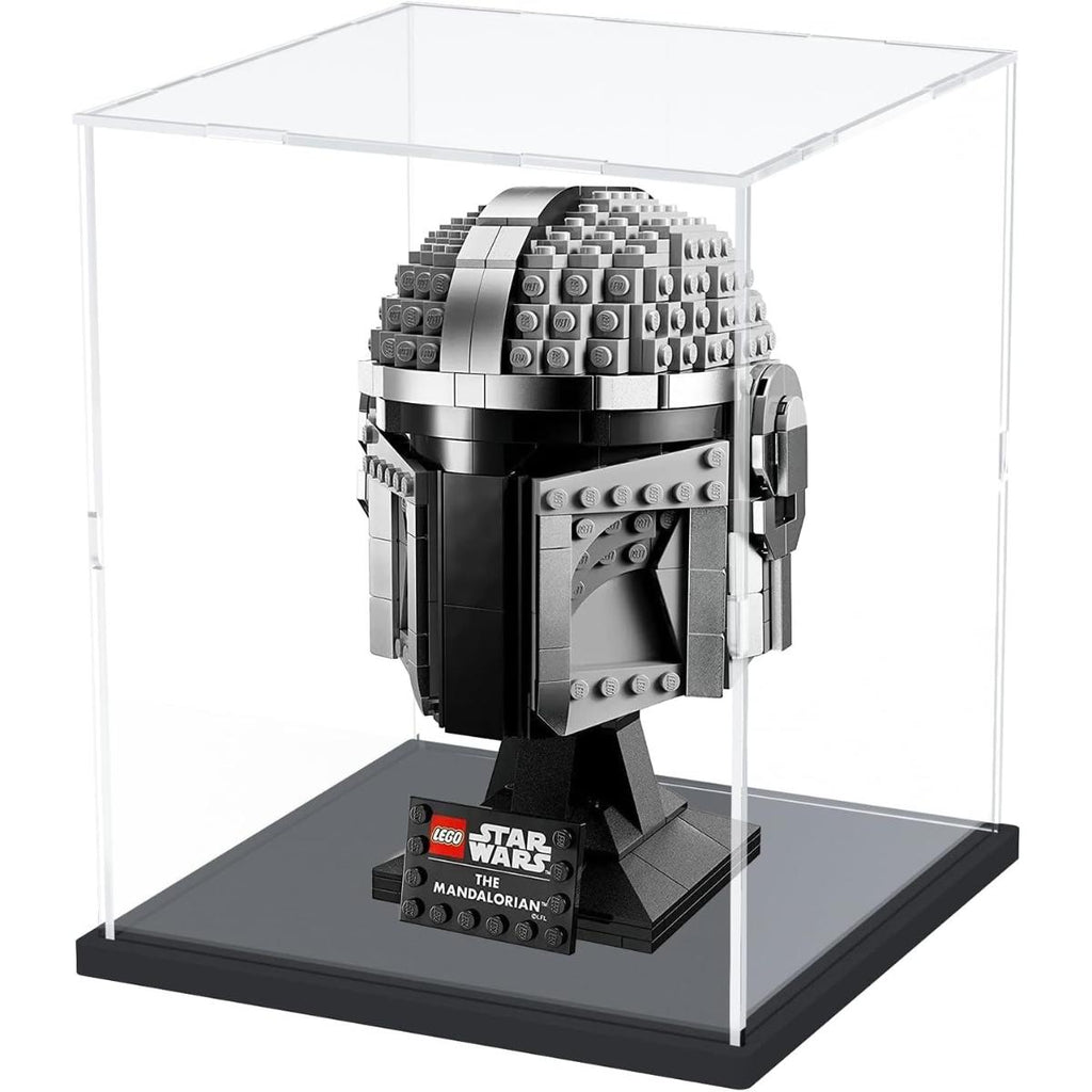 Acrylic dust‑proof display case for LEGO Star Wars Helmet Series