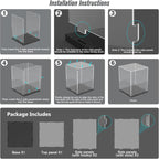 Acrylic dust‑proof display case for LEGO Star Wars Helmet Series