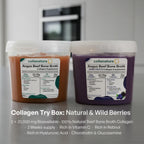 Collanature collagen try box wild berries packaging front view