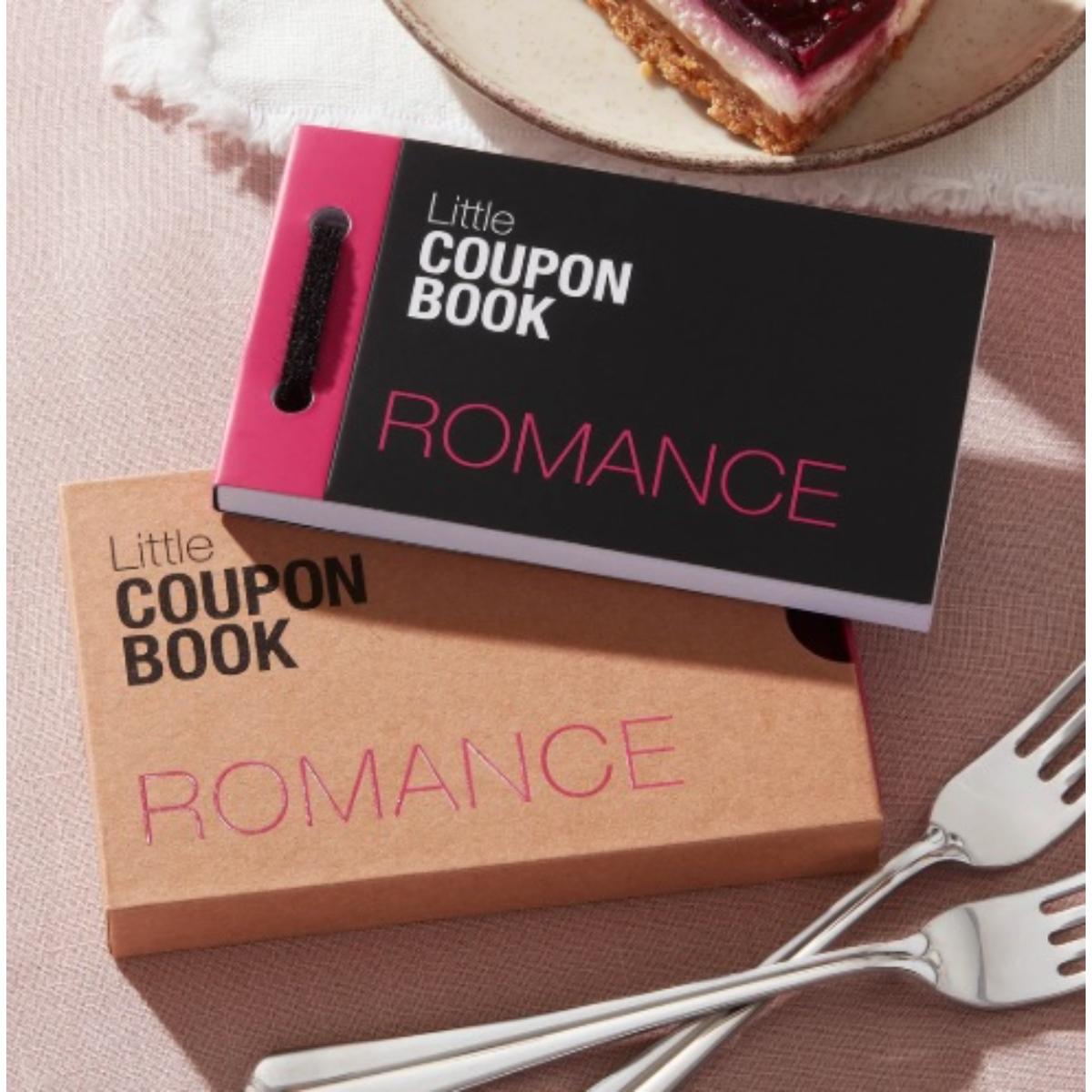 Romance coupon book for couples in Kraft gift box