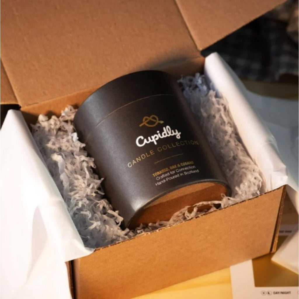 Candle gift for him with For the Man Who Melts My Heart message