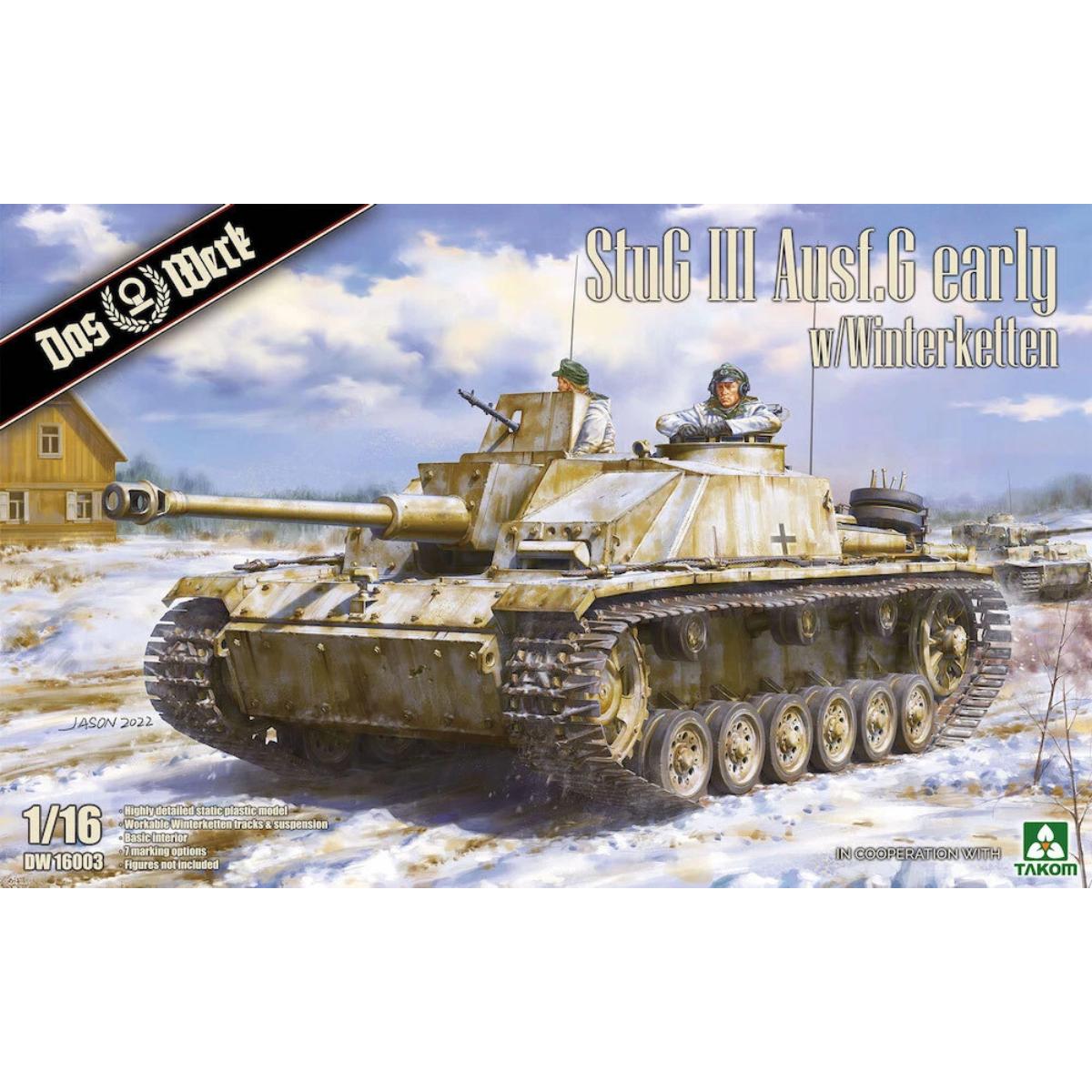 Das Werk 1:16 StuG III Ausf. G Early Winterketten Model Kit DW16003