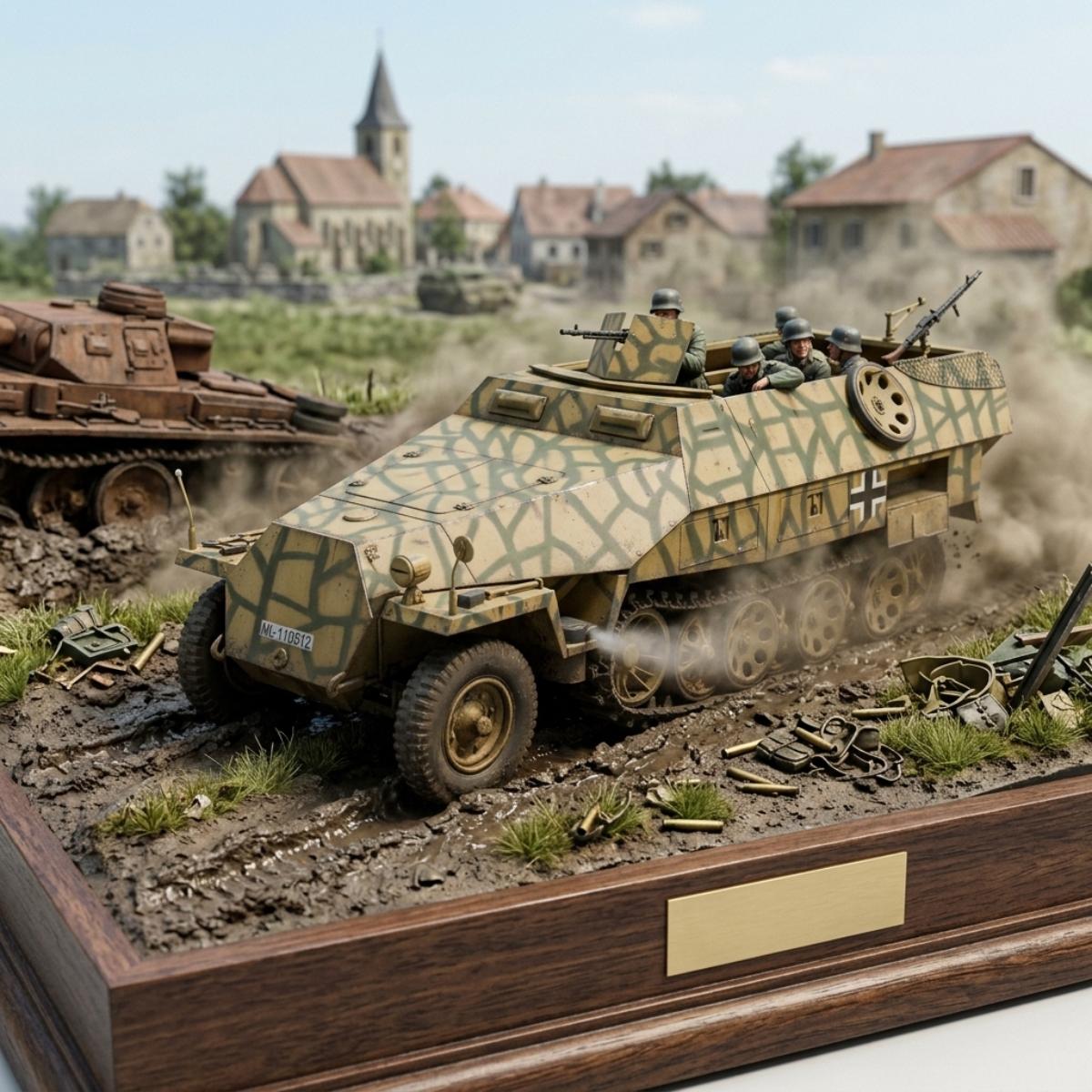 Das Werk 1:16 Sd.Kfz.251/1 Ausf.D Military Model Diorama