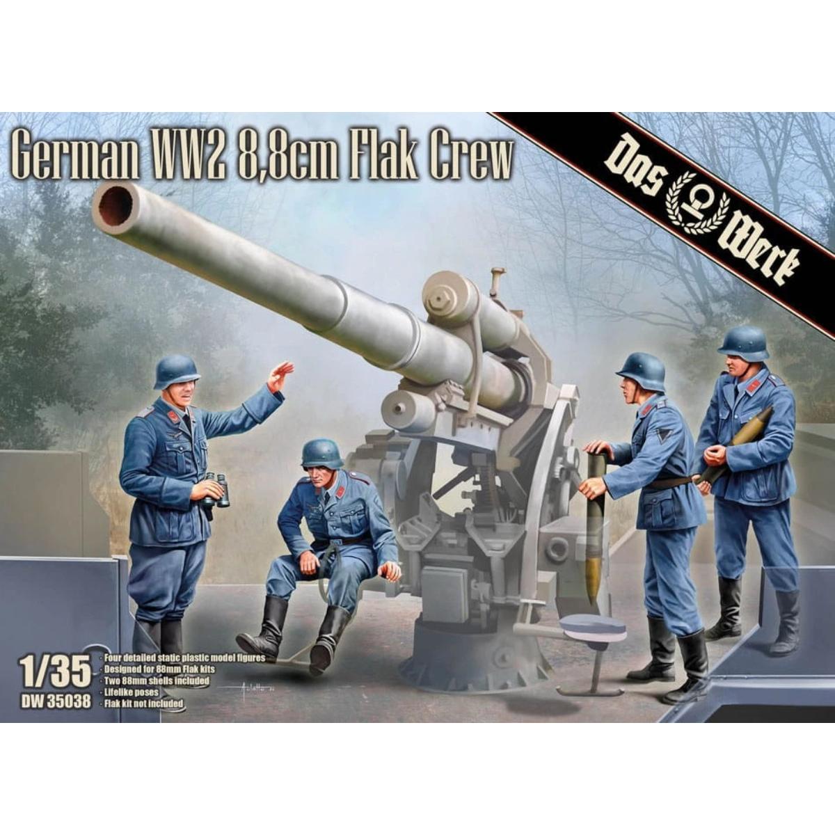 Das Werk DW35038 German Flak crew 1/35 figure set