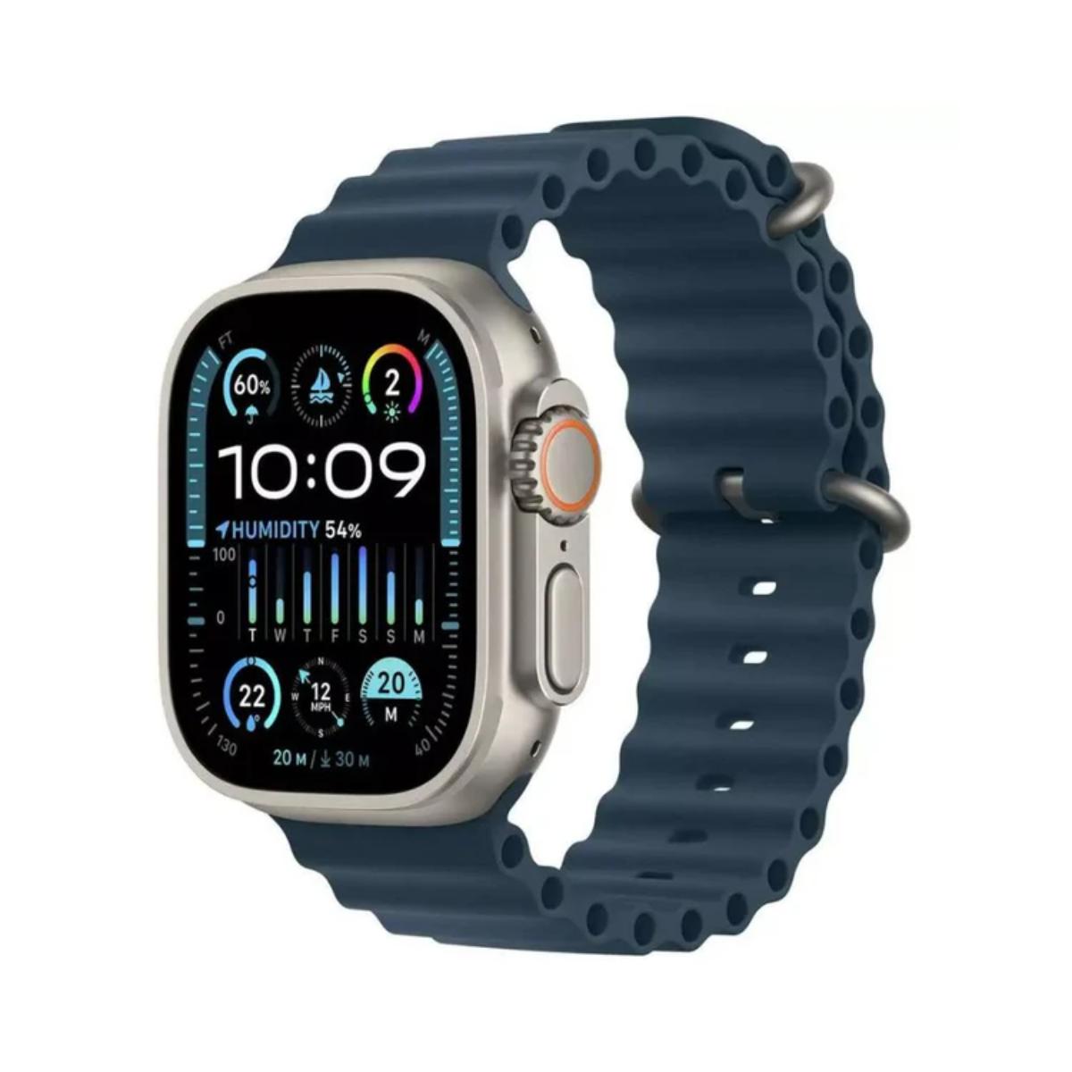 Apple Watch Ultra 2 49mm Titanium Blue Ocean Band
