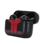 EXG Pro Marvel Deadpool wireless Bluetooth earbuds with charging case and official Marvel design