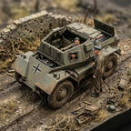 /35 scale MiniArt Dingo Mk II armoured car with crew plastic model kit 35074