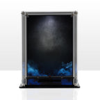 Premium dust‑proof display case for LEGO Star Wars Jango Fett’s Helmet 75408 by Wicked Brick