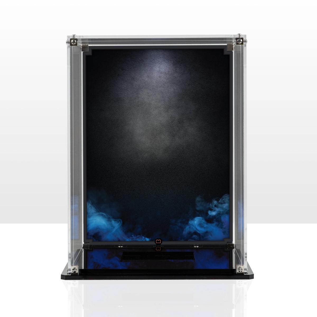 Premium dust‑proof display case for LEGO Star Wars Jango Fett’s Helmet 75408 by Wicked Brick
