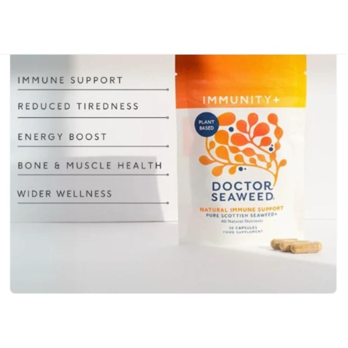 Doctor Seaweed Immunity Daily Immune Support with Seaweed Vitamin C Zinc and Vitamin D