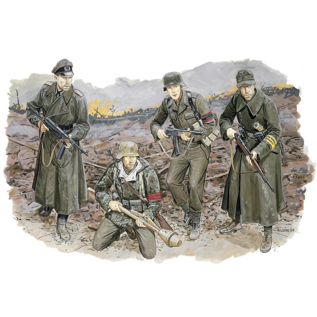 Dragon 1/35 German Volkssturm Berlin 1945 plastic figure model kit
