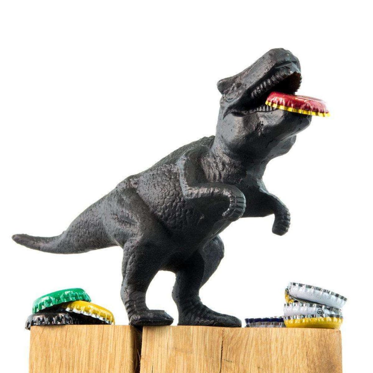 Dinosaur Bottle Opener Cast Iron T-Rex Bar Accessory