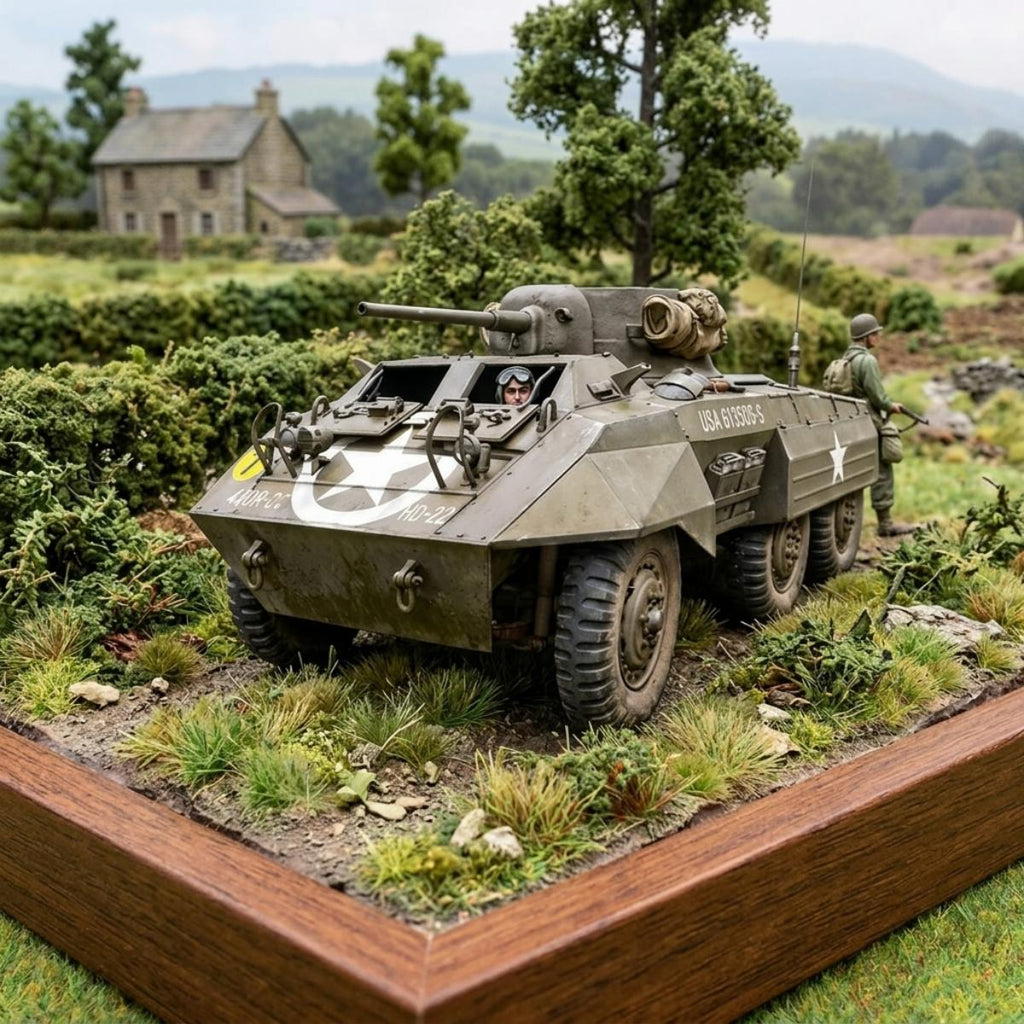 Italeri 1/35 M8 Greyhound diorama
