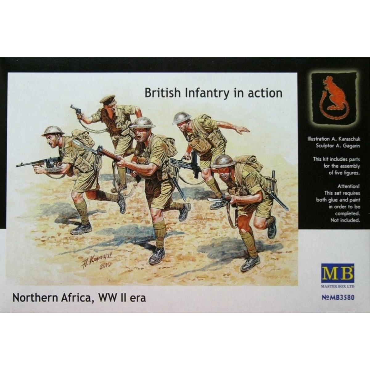 Master Box MB3580 1/35 British Infantry North Africa WWII box front
