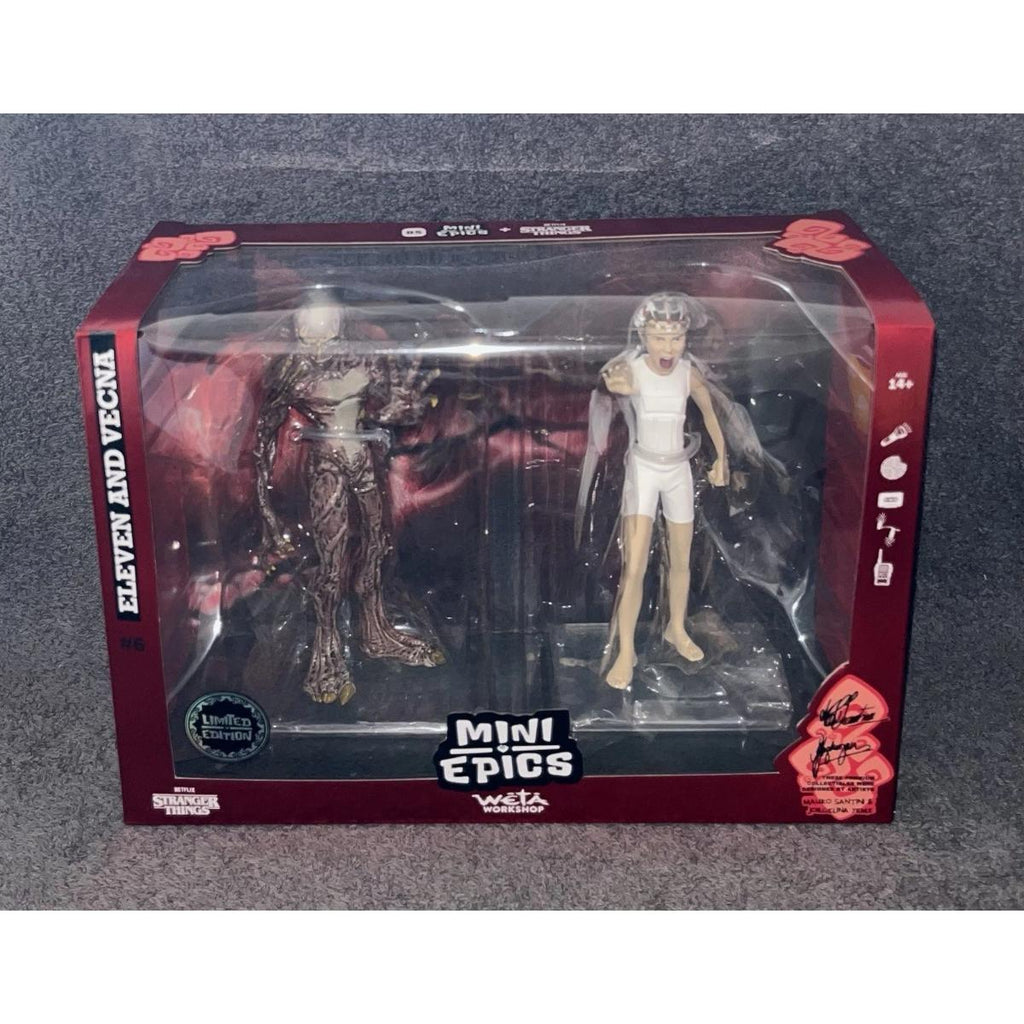 Wētā Mini Epics Stranger Things Vecna & Eleven twin pack box