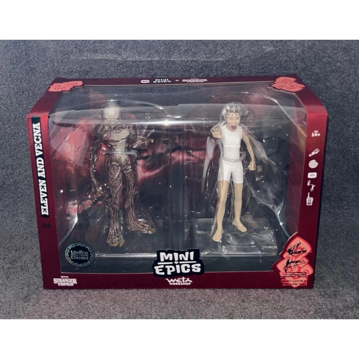 Wētā Mini Epics Stranger Things Vecna & Eleven twin pack box
