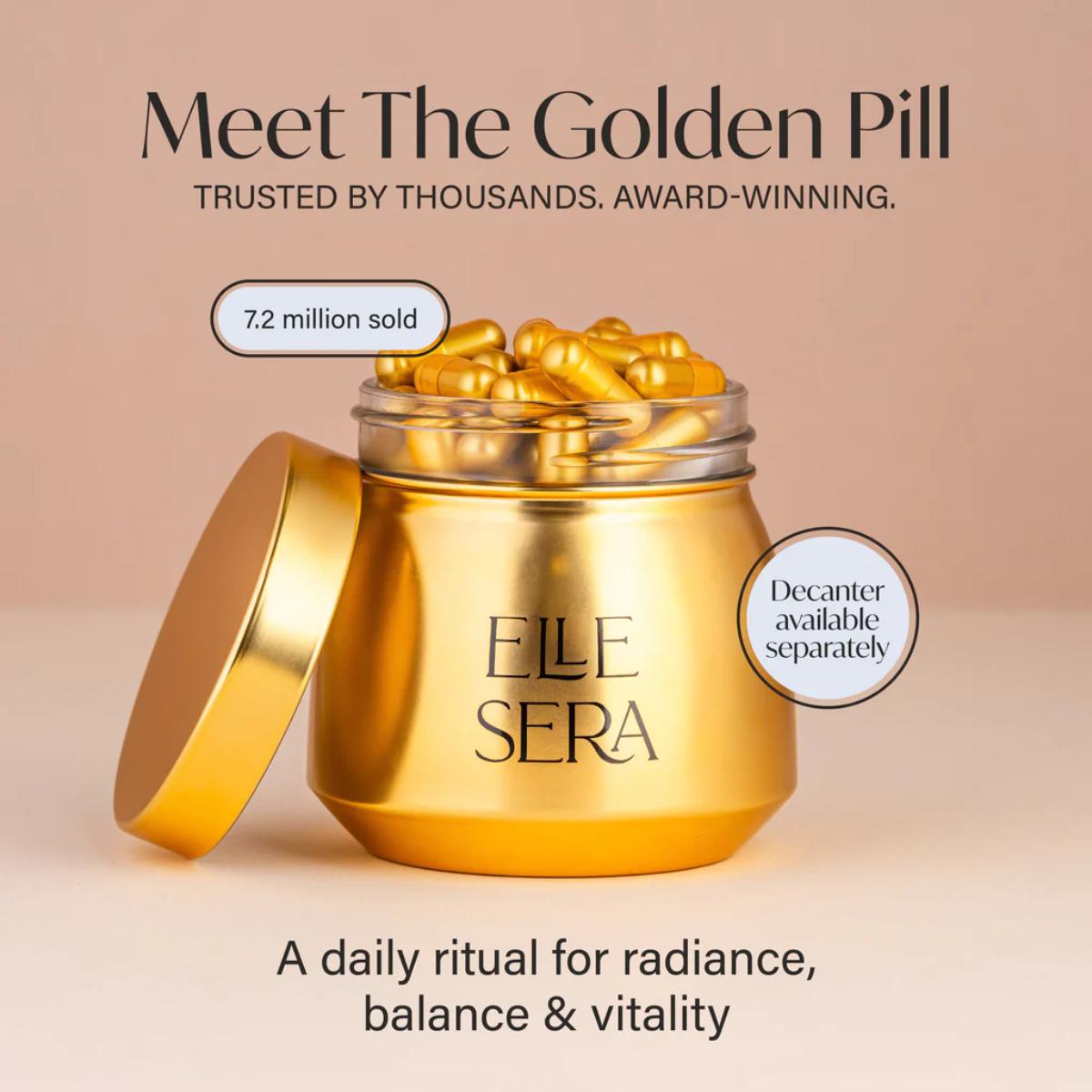 Elle Sera The Golden Pill women’s daily hormone and energy support supplement