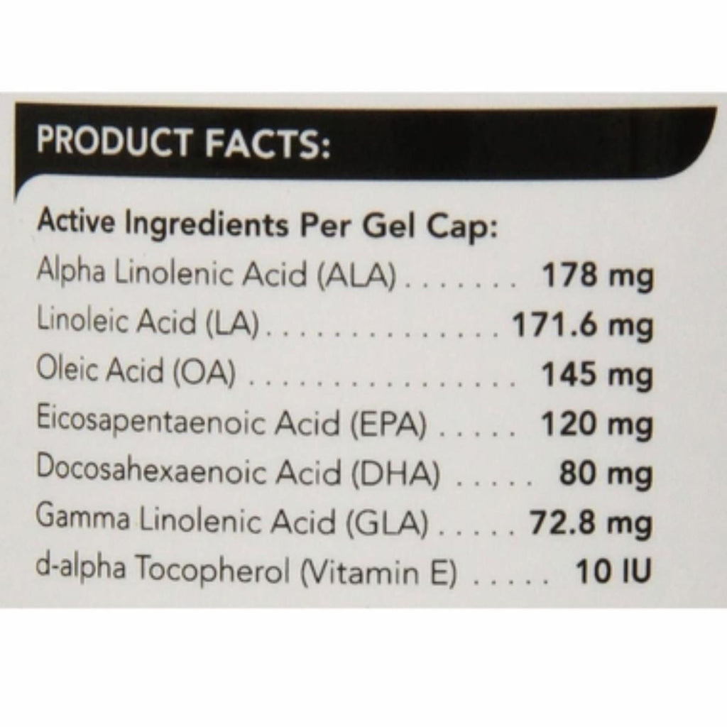 VetriScience Omega 3,6,9 90 gel caps bottle for dogs and cats