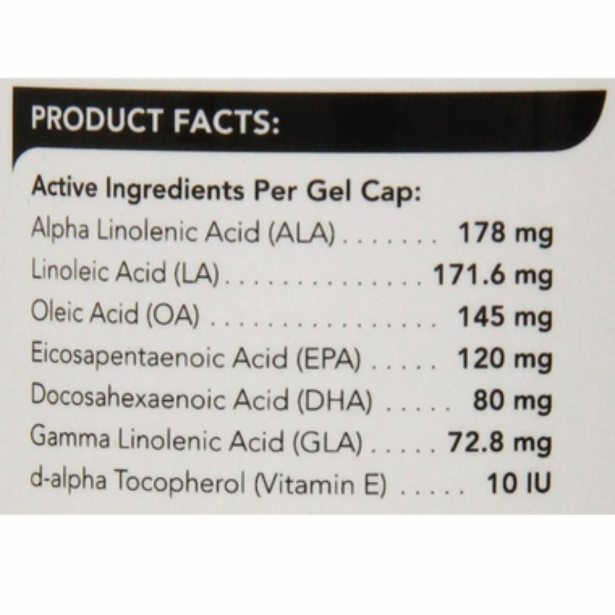 VetriScience Omega 3,6,9 90 gel caps bottle for dogs and cats