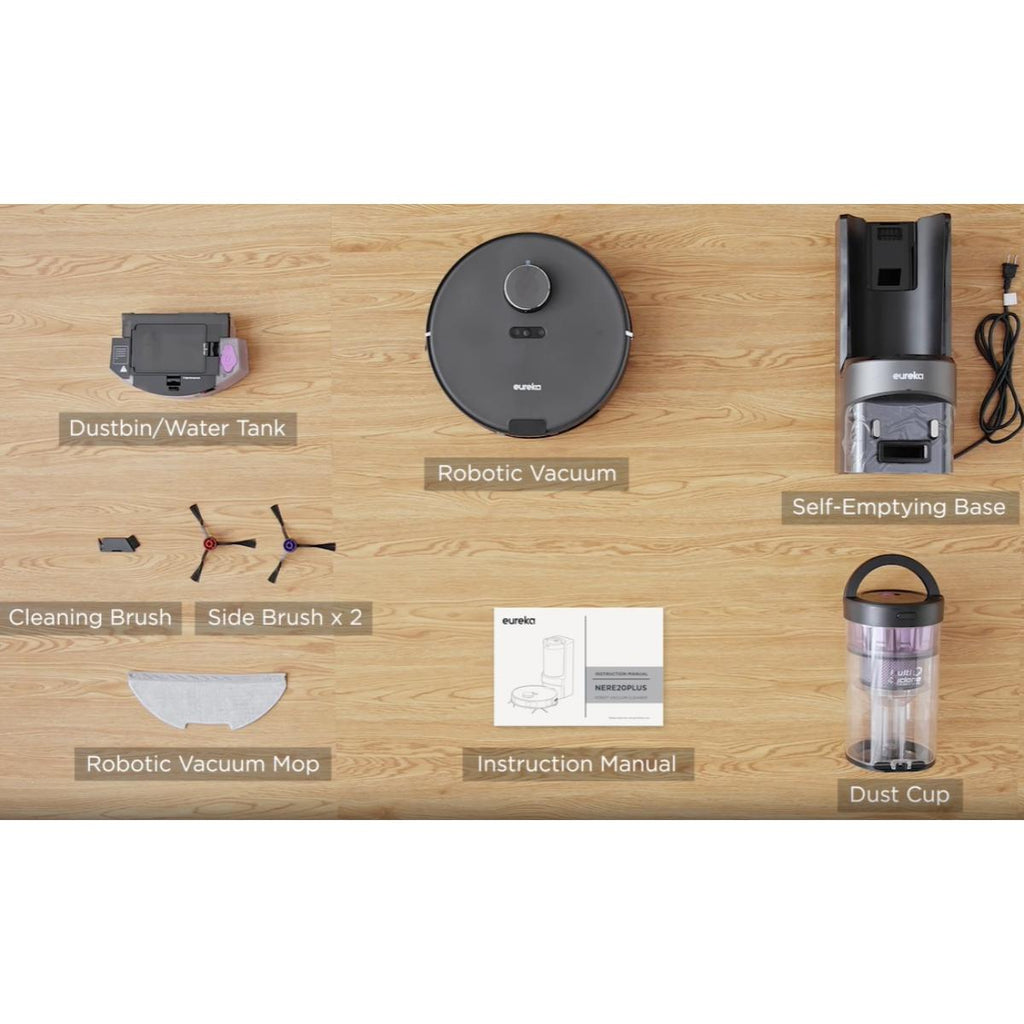 Eureka E20 Evo Plus bagless self-emptying robot vacuum