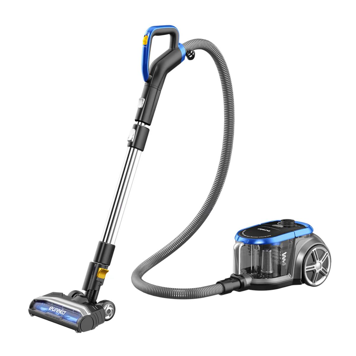 Eureka NEN186BL bagless canister vacuum cleaner in blue
