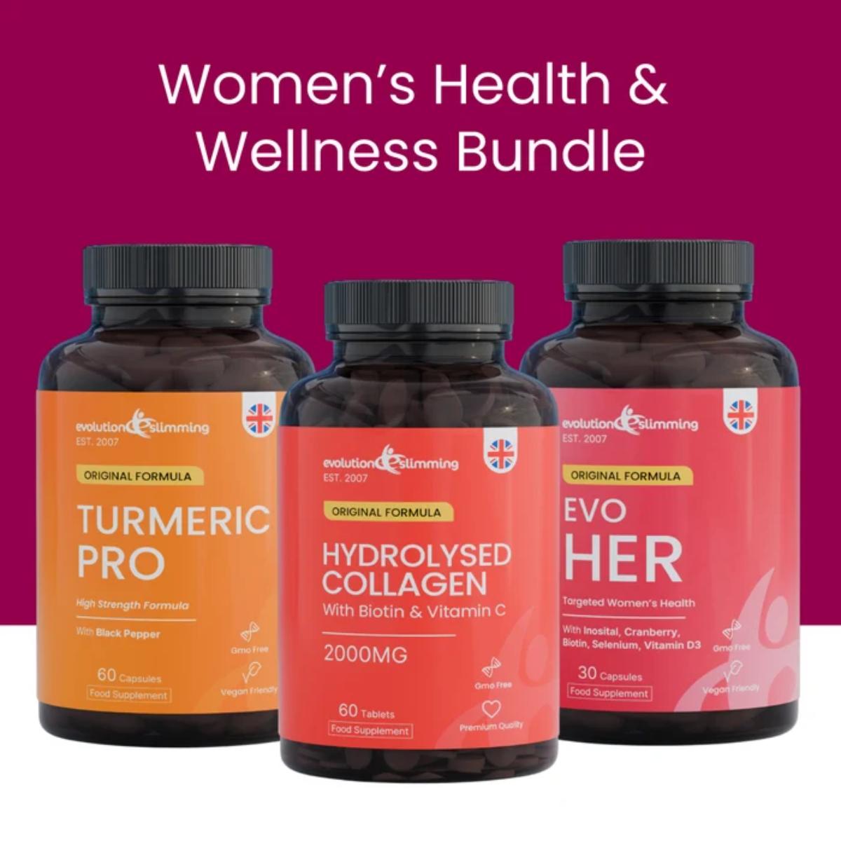Evolution Slimming Bundle for Women wellness pack with daily support supplements