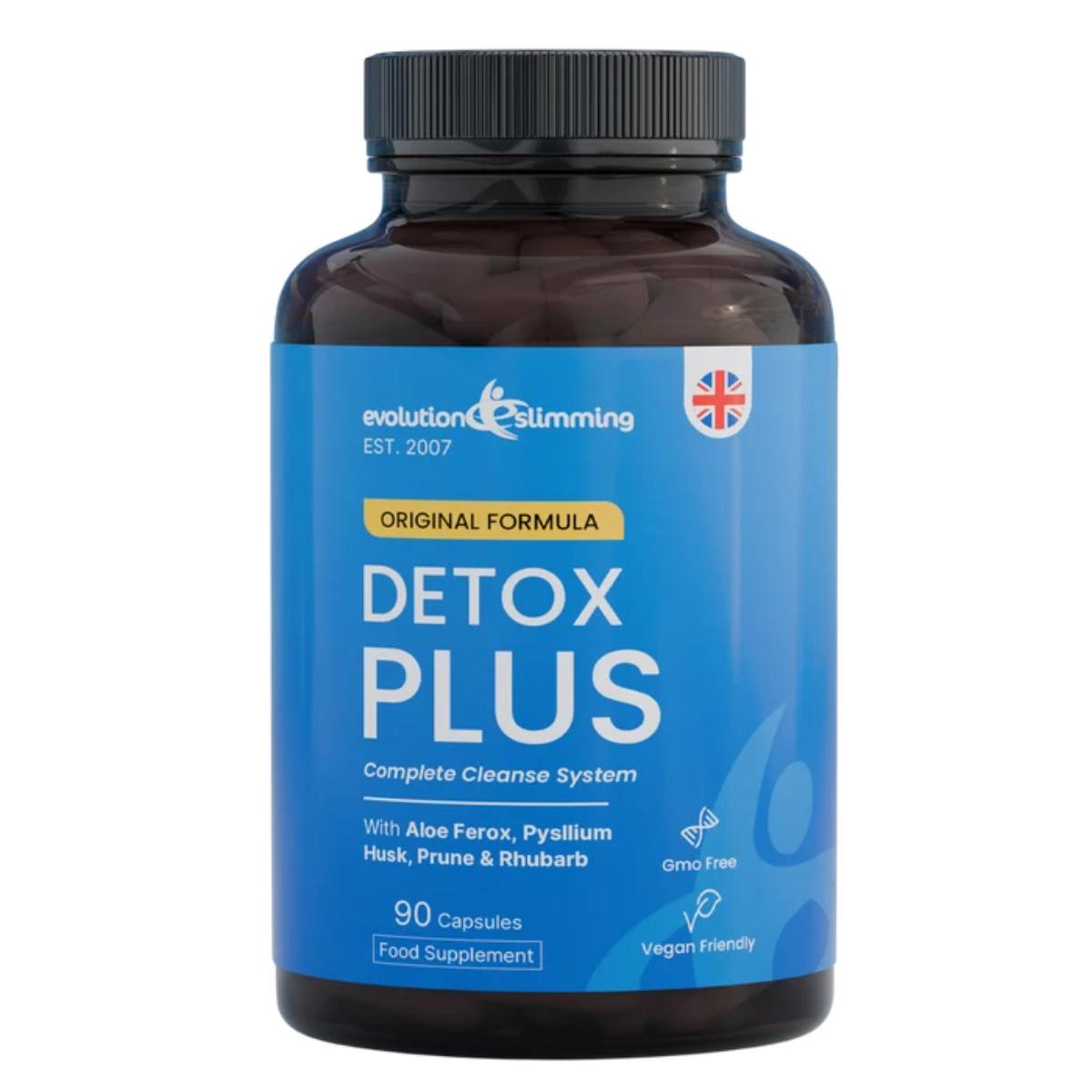 Detox Plus Colon Cleanse System, 60 herbal capsules for digestive health and detox