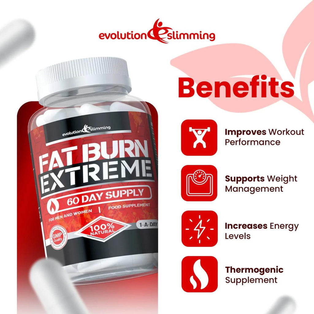 Fat Burn Extreme fat burner capsules, 60 count premium formula for weight loss