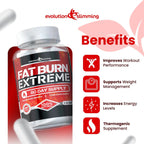 Fat Burn Extreme fat burner capsules, 60 count premium formula for weight loss
