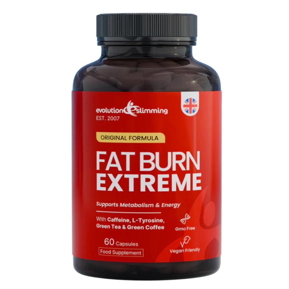Fat Burn Extreme fat burner capsules, 60 count premium formula for weight loss