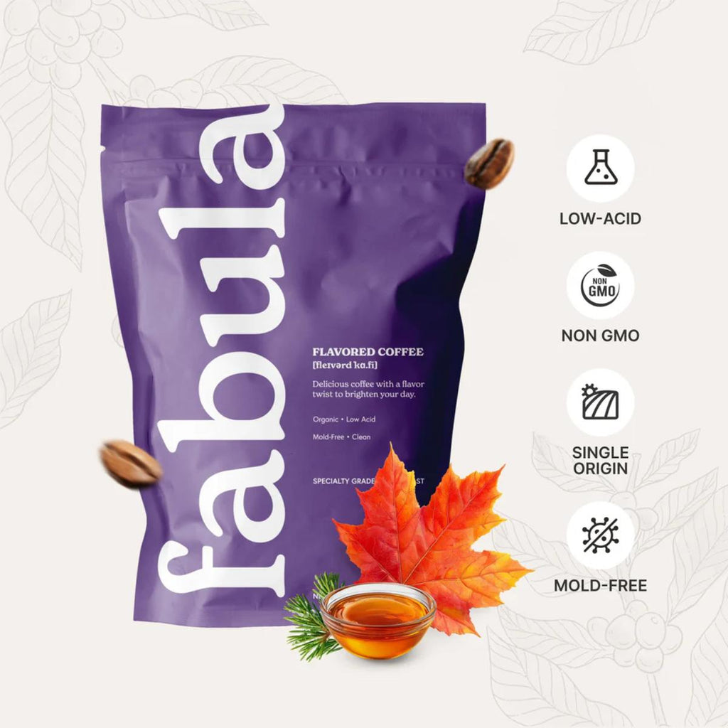 Fabula Coffee Sweet Maple holiday blend 12 oz bag
