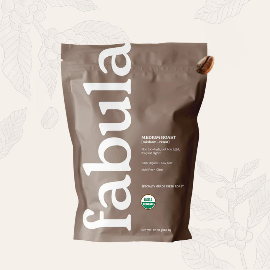 Fabula Coffee Medium Roast Organic Coffee 250g bag – single origin beans