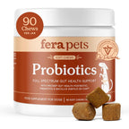 Fera Pets organic probiotic powder 60 scoops for dogs and cats