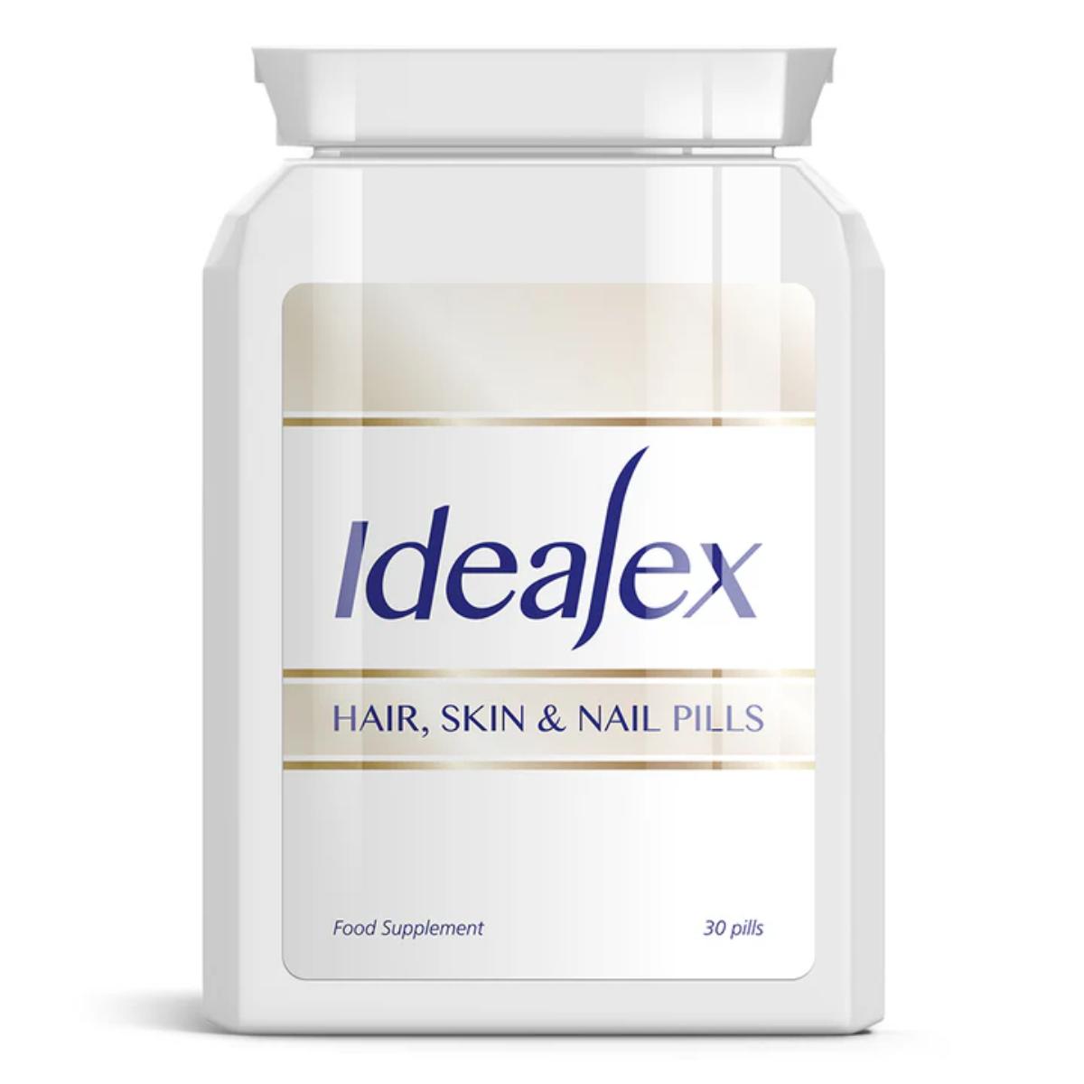 Hair Skin and Nail Pills FTR215 bottle for stronger hair, clearer skin and healthier nails